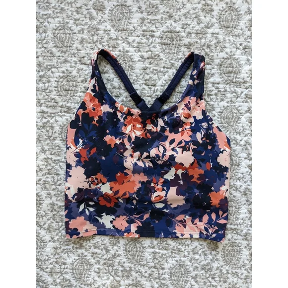 Old Navy Active Light Support PowerSoft Adjustable Longline Sports Bra Size M - Picture 3 of 5